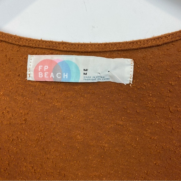 Free People Beach • summertime button front mini dress - Picture 7 of 12